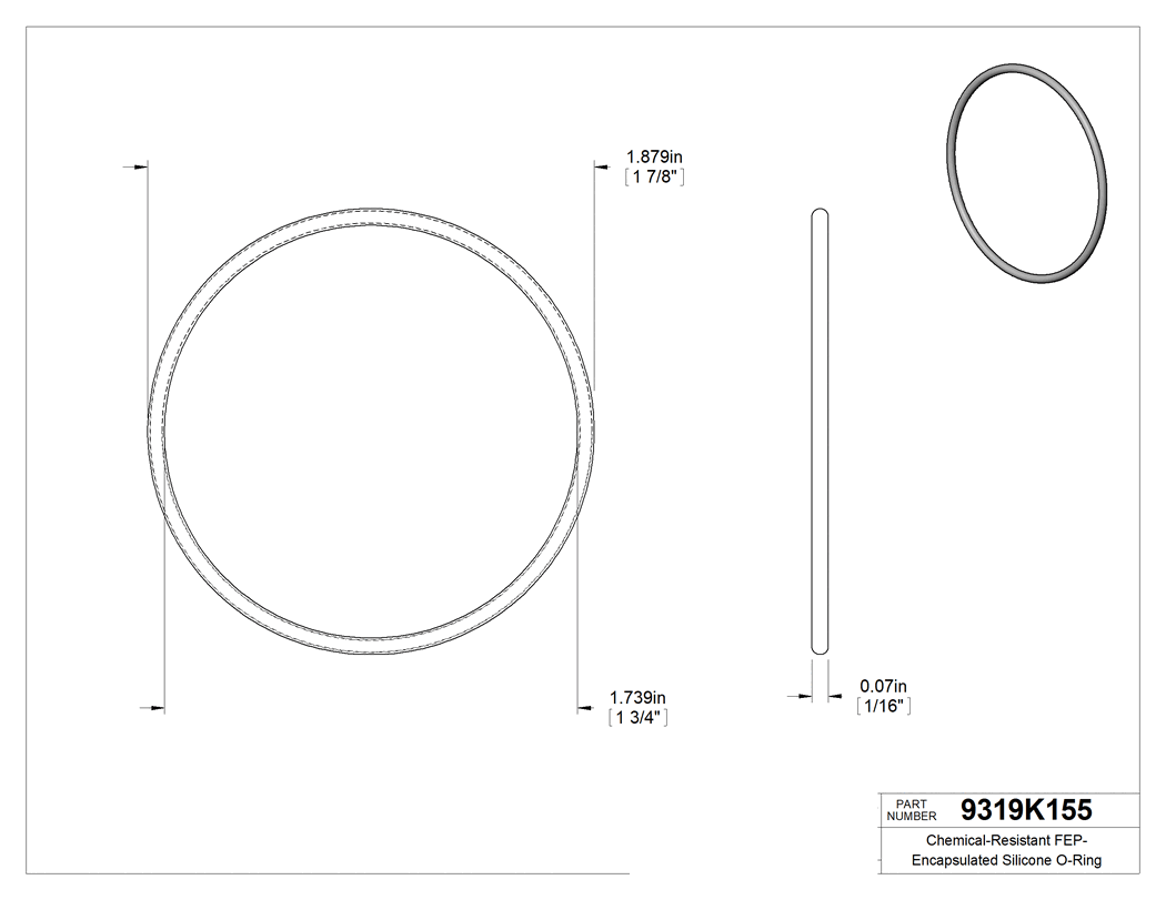 Technical drawing - 9319K155